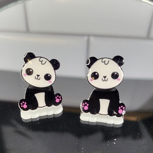 Kawaii Panda earrings