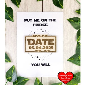 Magical Wedding Save the Date Magnets Wizard Themed Save the Date ...
