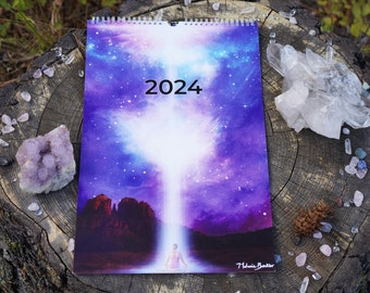 2024 Wall Calendar by Melanie Beckler - Large Art Calendar - Limited New Release Price With FREE Shipping!