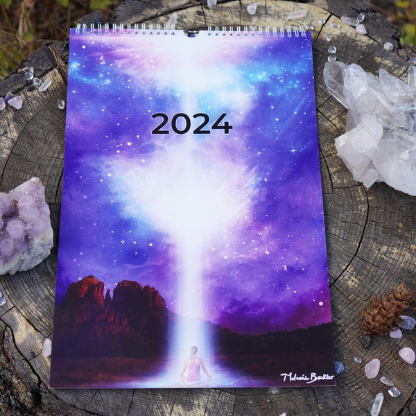 2024 Wandkalender von Melanie Beckler - Großer Kunstkalender - Limitierter Neuerscheinungen Preis Mit KOSTENLOSEM Versand!