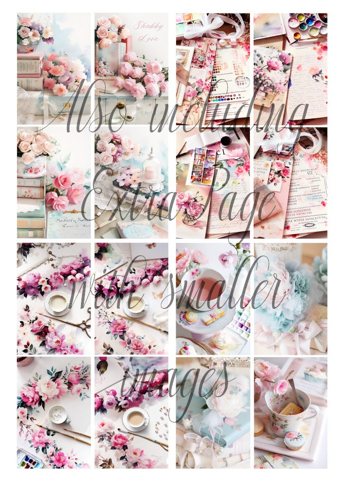 Printable Watercolor Roses Illustrations Digital Downloads Art Prints ...