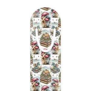 Fantasy Drachen Lesezeichen aus Metall, Cottagecore Pilz Buchliebhaber Geschenk, verzauberter Fairycore Lese Accessoire, Aluminium Seitenhalter