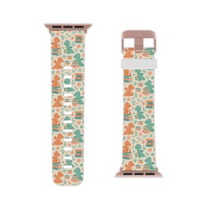 Cute Baby Dragon, DnD Apple Watch Band, Nursery Book Lover Watch Strap, Soft Silicone Band for Apple Watch Series, Fantasy Reader Gift