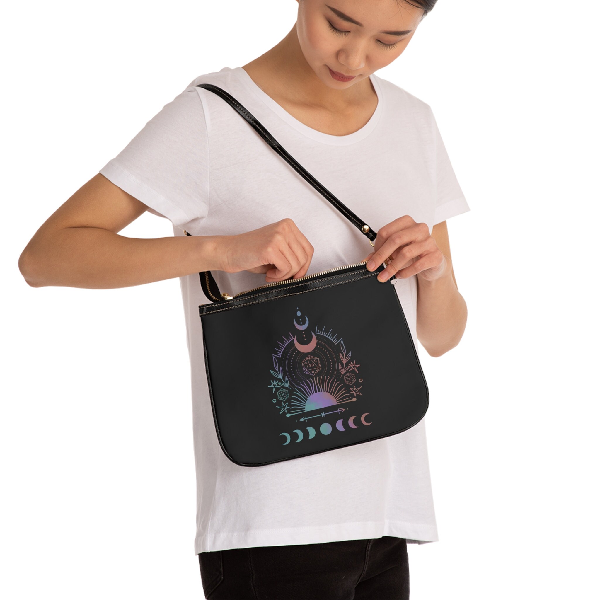 Sac à Dés D20 En Cuir PU Marron – Cordon Ajustable, Capacité 140 Petits Dés Ou 80 Grands, Look Vintage