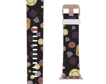DnD Apple Watch band, DnD Dice band, Apple Watch 44mm, Apple Watch Band, Watch Band, DnD Gifts, DM Gifts, D20 Dice Gifts