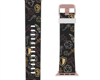 DnD Dice Band, Apple Watch Band, Apple Watch 44mm, DnD Watch Band, Dice Watch Band, Vintage Apple Watch, Apple Watch 38mm, DnD Gifts, DnD