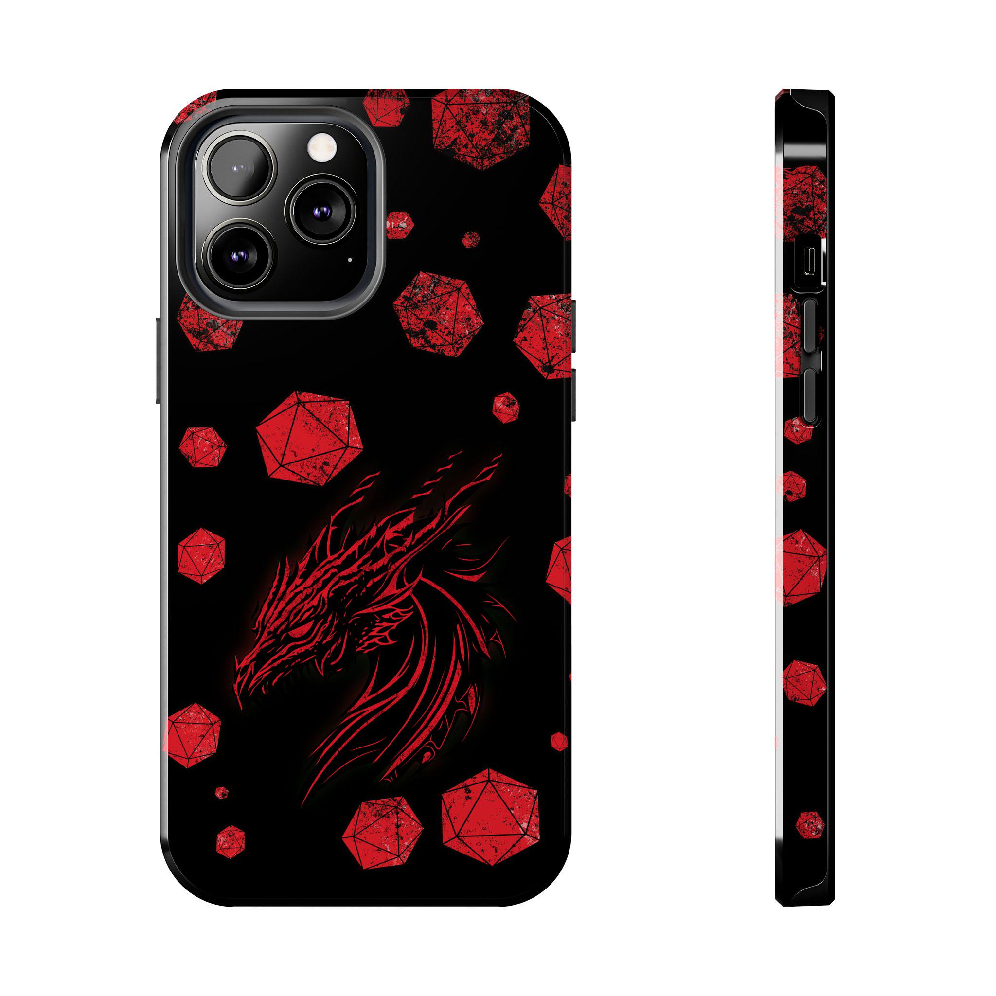 Dnd iPhone Tough Case: Dragon & Dice Pattern - Etsy