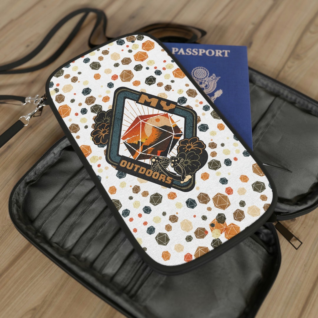 Dnd Passport Cover, Passport Wallet, Dnd Gift, D20 Dice Gifts, DM Gift ...