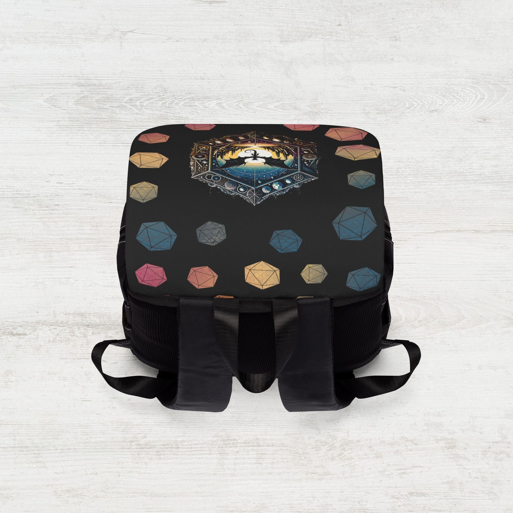 Dnd Shoulder Backpack: Dragon D20 Design, RPG Bag - Etsy