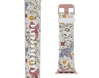 DnD Dragon Band, Apple Watch Band, Apple Watch 44mm, DnD Watch Band, Dice Watch Band, Vintage Apple Watch, DnD Gifts, DM Gifts