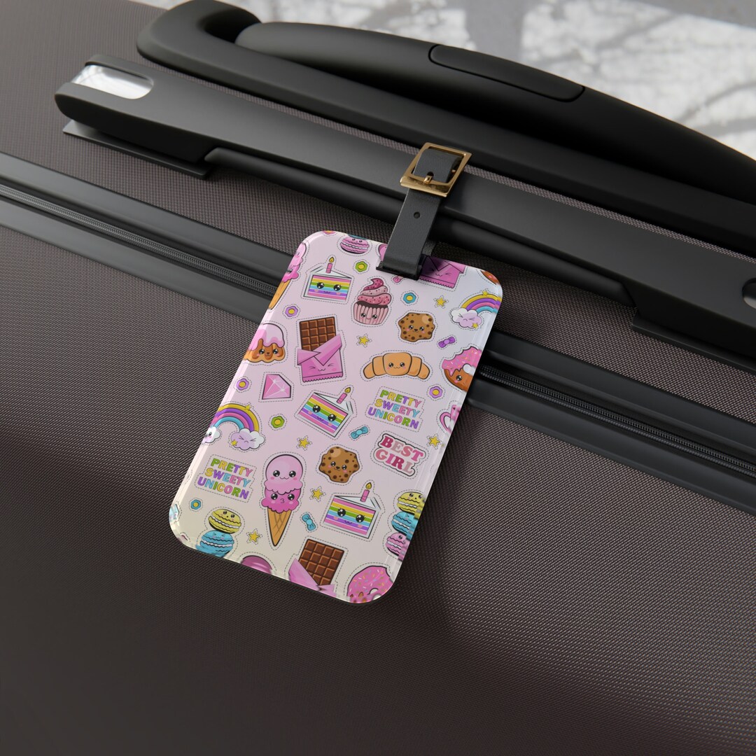 Kawaii Luggage Tag, Cute Luggage Tag, Travel Accessories,, Luggage Tag