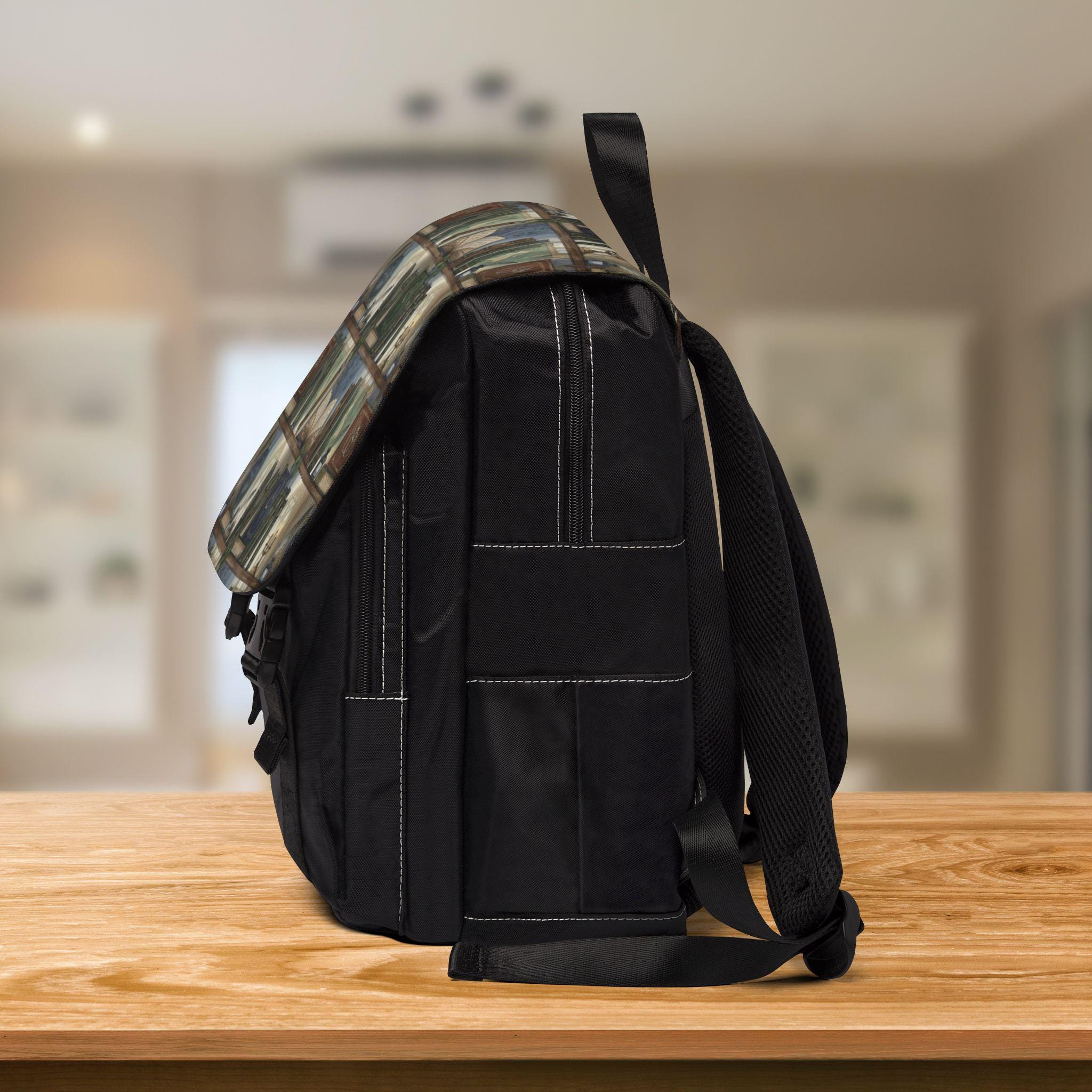 Library Back Pack Bookish Backpack: Dark Academia Library Canvas Book Bag - Etsy