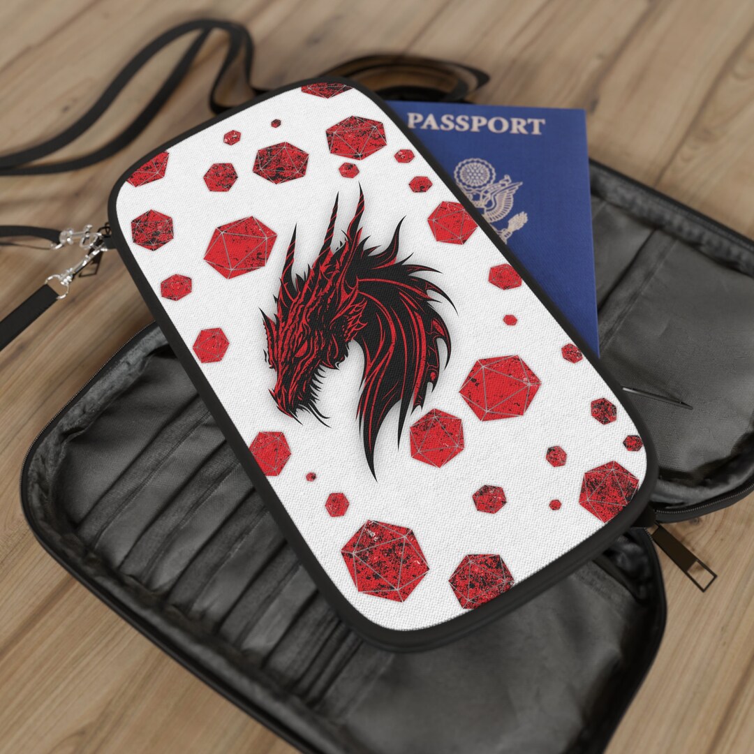 Dnd Passport Cover, Passport Wallet, Dnd Gifts, Dragon Wallet, DM Gifts ...