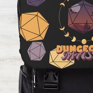 Personalized Vintage Shoulder Bag, Dnd Backpack, Dnd D20 Dice, Dungeon ...