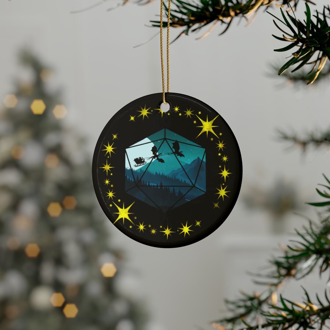 Dnd Ornament, Dice Ornament, Dnd Gifts, DM Gifts, Christmas Gifts