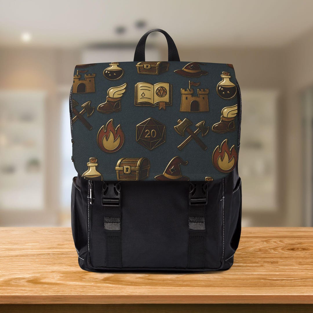 Sac à Dés D20 En PU Marron Fiorky – Pochette Cordon Pour 140 Dés, Pratique Et Durable, Idéal Pour DND Et Jeux De Rôle