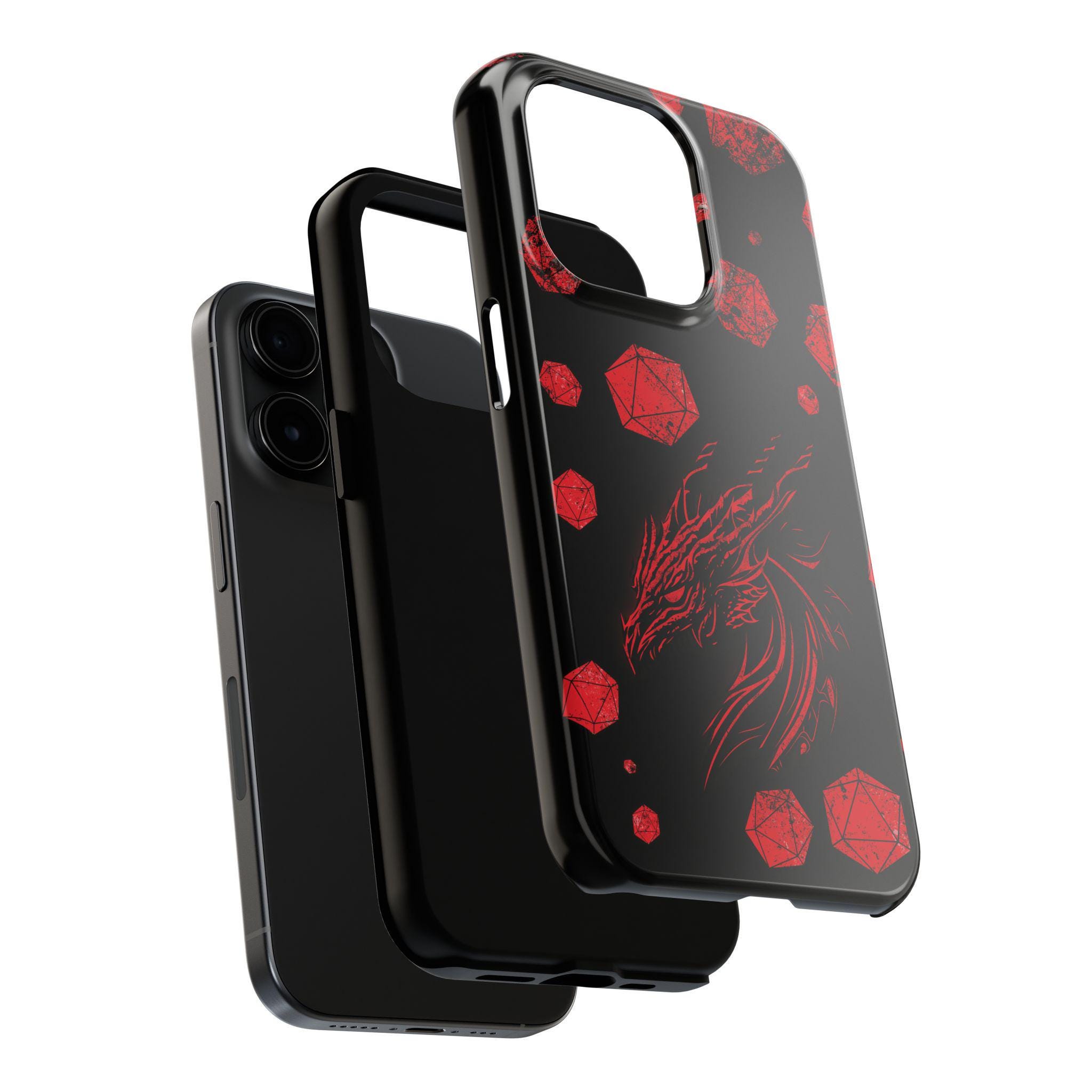 Dnd iPhone Tough Case: Dragon & Dice Pattern - Etsy