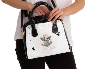 Fairycore Handbag: Kawaii Leather Crossbody Bag