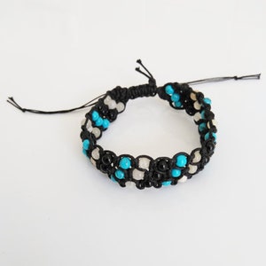 BODi pearl bracelet, bracelet, Shamballa, semi-precious stones handmade