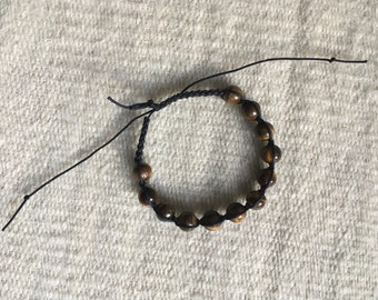 BODi bracelet, Shamballa - tiger eye