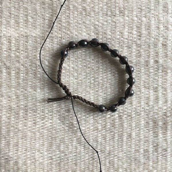 BODi Armband, Shamballa, Hämatit