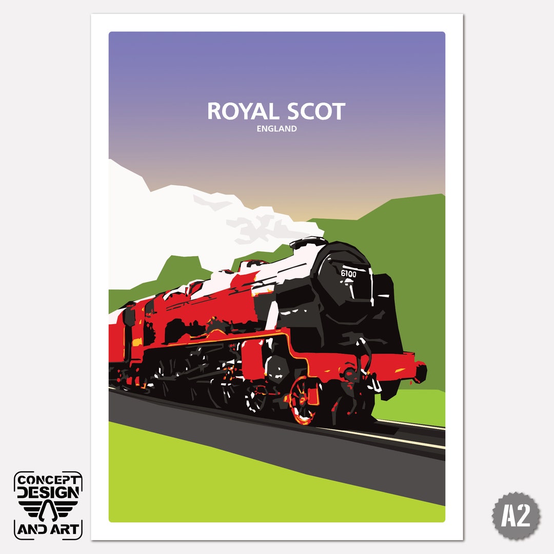 Art Print, Royal Scot INFO All Prices Excluding Tax According to Small