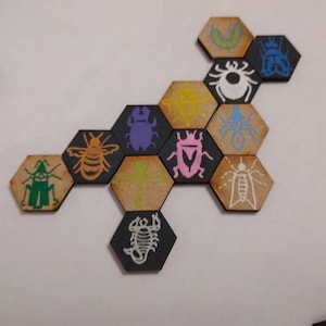 Hive Venom Handcrafted Game Pieces image 1