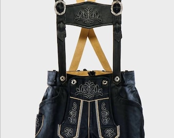 Short tyrolien cuir sale