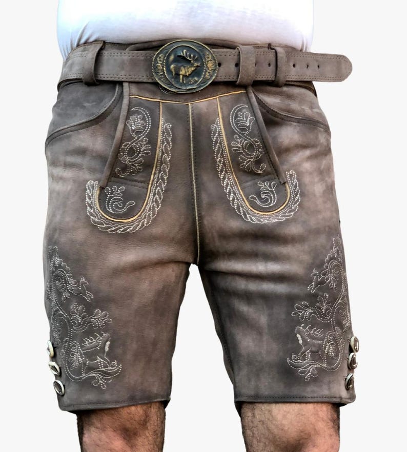 Herren Trachtenset Trachtenlederhose Gr 46 Bis 62 Blau Hemd Mit Socken
