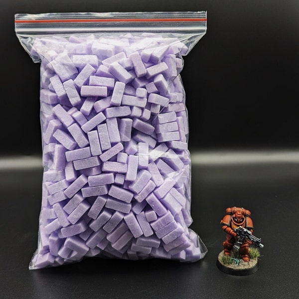 Foam Bricks: Pre-weathered [Small - 850pcs] for Scale Modelling.