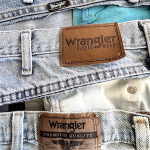 3 Denim Waistbands for Up Cycling: 46" Big & Tall Jeans, Craft Supply