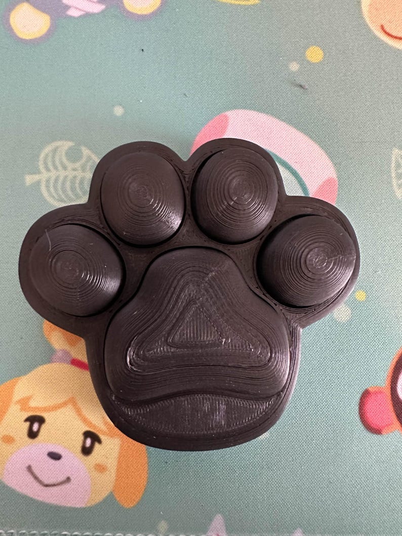 3d Printed Cat Paw Fidget Toy - Etsy