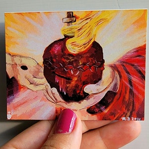 Heiligstes Herz von Jesus Gebetskarte