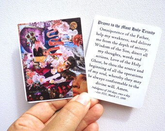 Most Holy Trinity Prayer Card Laminated Mini