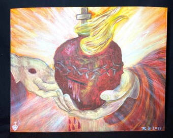 Sacred Heart of Jesus Giclée Print