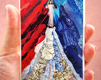 Divina Misericórdia sobre a América - Saltério de Jesus - Cartão de Oração