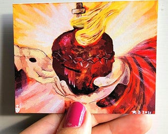 Cartão de Oração do Sagrado Coração de Jesus