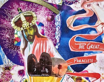 Estampa Vaporwave Jesus