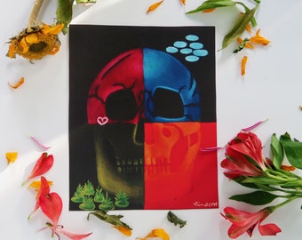 Memento Mori #4 Impressão (Facie Ad Faciem)