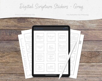 Naklejki cyfrowe o wierze, naklejki chrześcijańskie, naklejki biblijne, naklejki GoodNotes, naklejki cyfrowe PNG, cyfrowe wersety biblijne