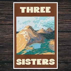 Three Sisters - Original high quality art print