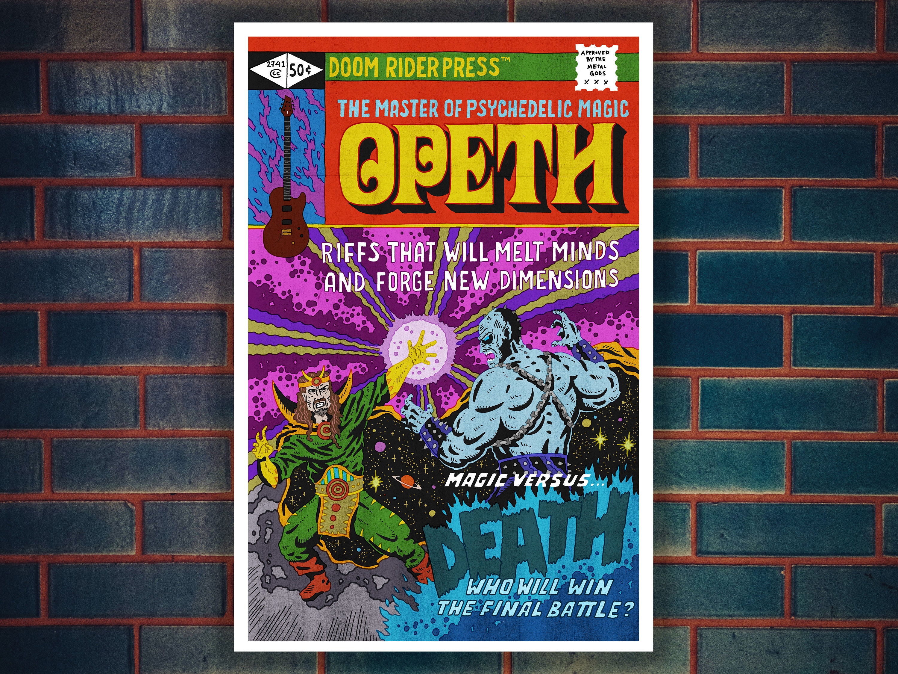 Opeth Art Poster A Tribute to the Legendary Prog Metal Band High  