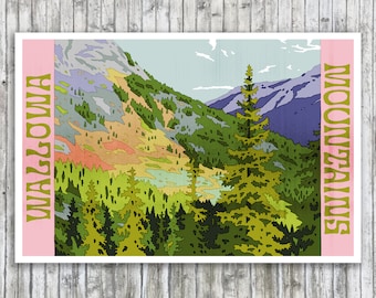 Wallowa Mountains - Original art print