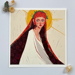 Slavic art - Wall Art, Home Decor Print, Digital Illustration, Original Artwork, Folk Style