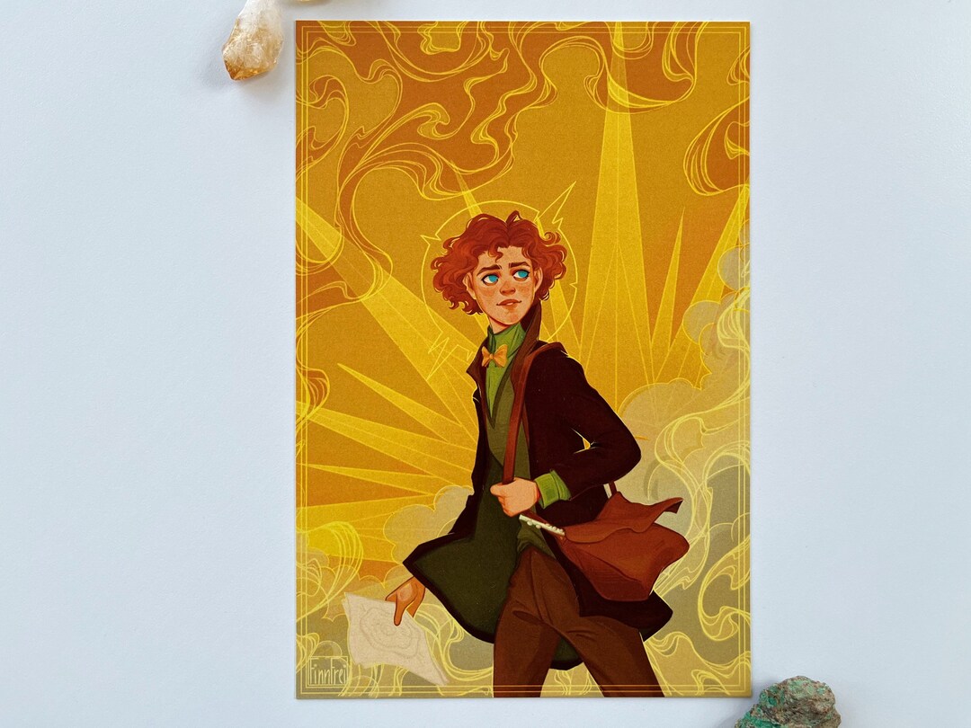 Six of Crows - A5 Art Print of Wylan Van Eck, the Merchling, Bookish ...