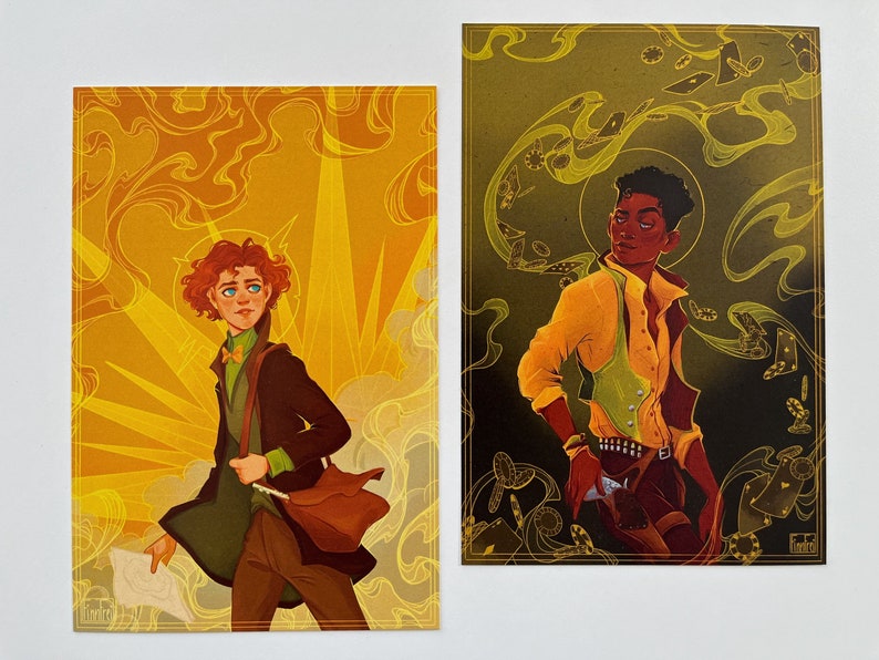 Six of Crows A5 Art Print of Wylan Van Eck the Merchling - Etsy