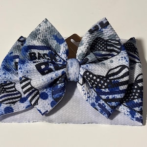 LC Bows in Back the Blue