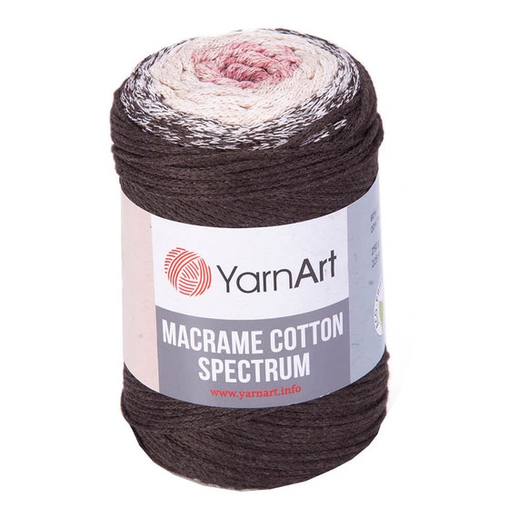 Yarnart Macrame Cotton Spectrum Cord Yarn Gradient Tonal Rainbow