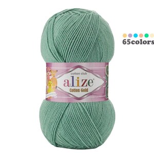 Alize Cotton Gold Yarn  Microfiber Acrylic Crochet 100g 330m