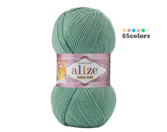 Alize Cotton Gold Yarn  Microfiber Acrylic Crochet 100g 330m